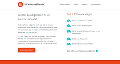 Desktop Screenshot of dekantoorvakhandel.be